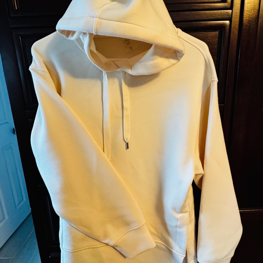 Calia Cream Oversizes Hoodie - small